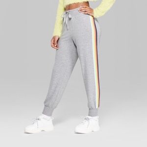 Striped colored sweatpants